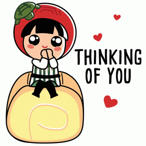Thinking Of You Ang Ku Kueh GIF