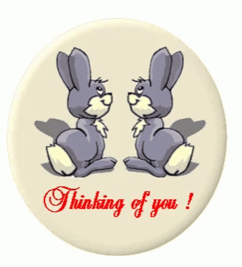 Thinking Of You Bunnies GIF
