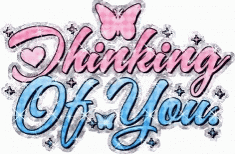 Thinking Of You Butterflies GIF