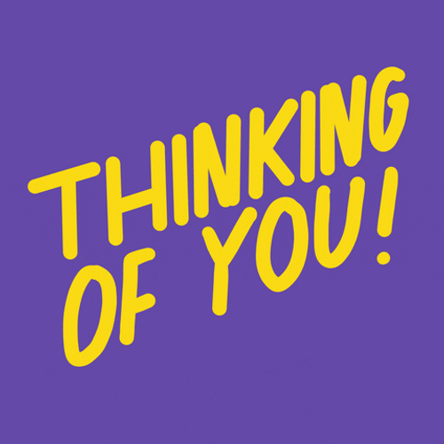 Thinking Of You Flashing Colors GIF