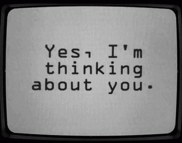 Thinking Of You On TV GIF