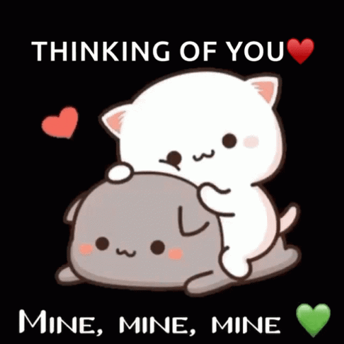 Thinking Of You Peach And Goma GIF