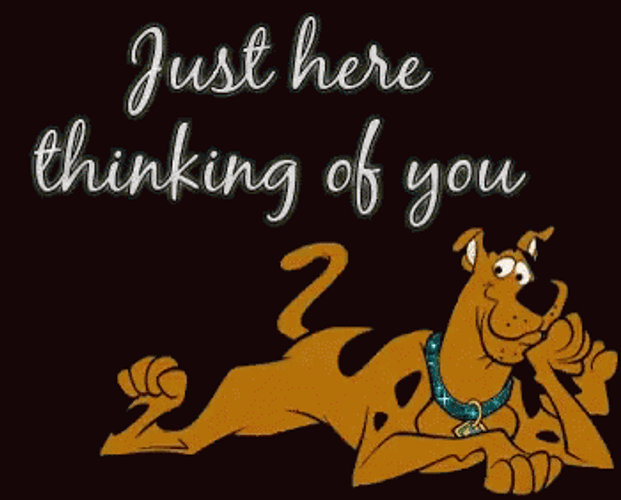 Thinking Of You Scooby Doo GIF