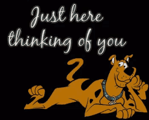 Thinking Of You Scooby Doo GIF