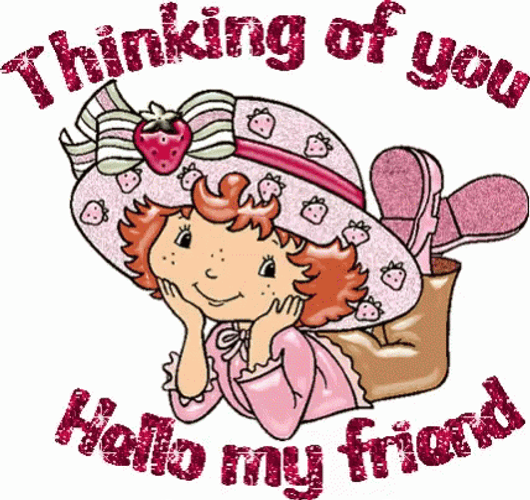 Thinking Of You Strawberry Shortcake GIF