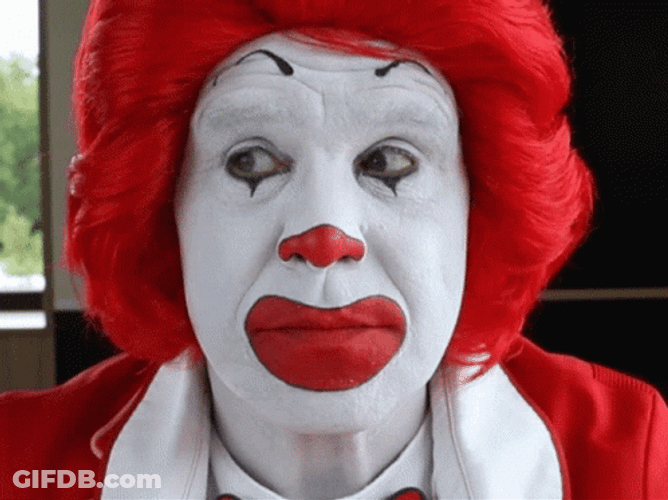 Thinking Something Ronald Mcdonald GIF