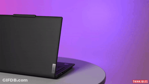 ThinkPad Laptop On Table GIF