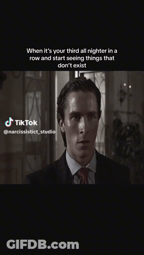 Third All Nighter Seeing Things GIF