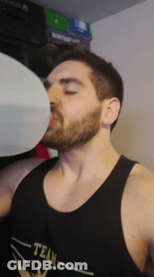 Thirsty Drinking From Jug Straight Up GIF