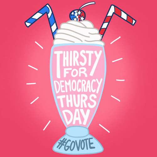 Thirsty Thursday Register To Vote GIF