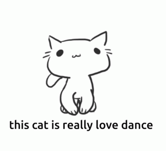 This Cat Is Really Love Dance GIF