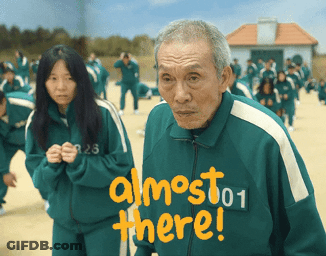 This Close Almost There Squid Game GIF