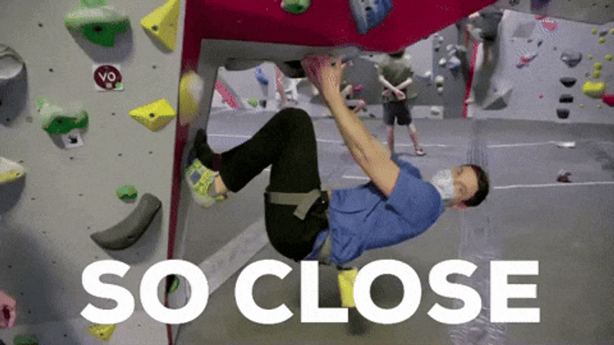 This Close But Fell GIF