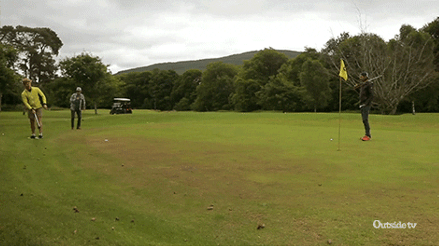 This Close Cinemax Golf GIF