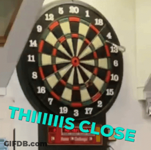 This Close Dart GIF