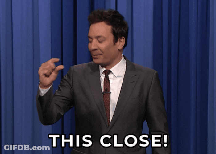 This Close Jimmy Fallon GIF