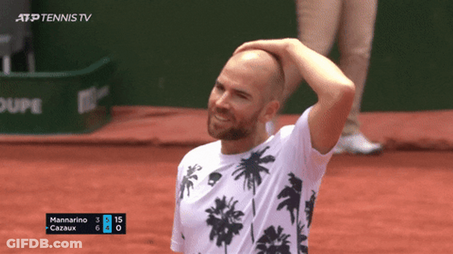 This Close Rubs Head GIF