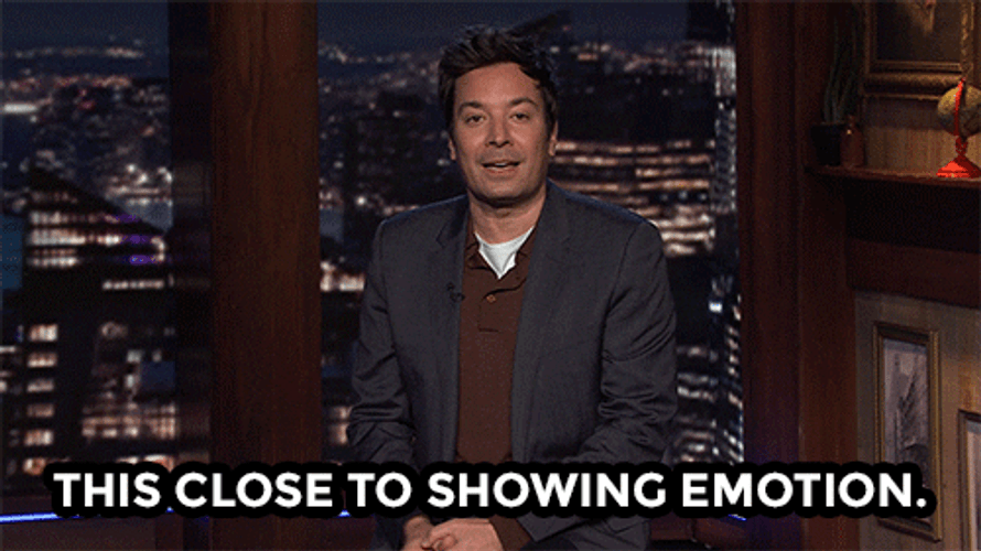 This Close To Showing Emotions GIF
