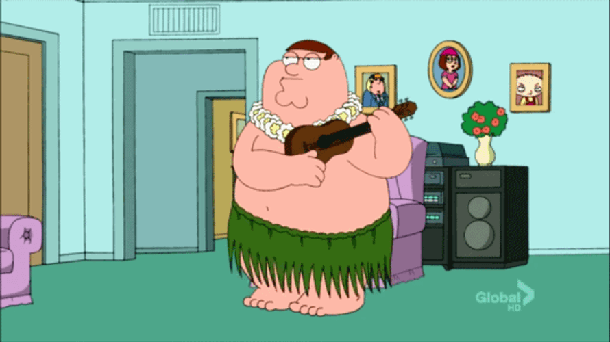 This Family Guy Dancing Hawaiian Dance GIF