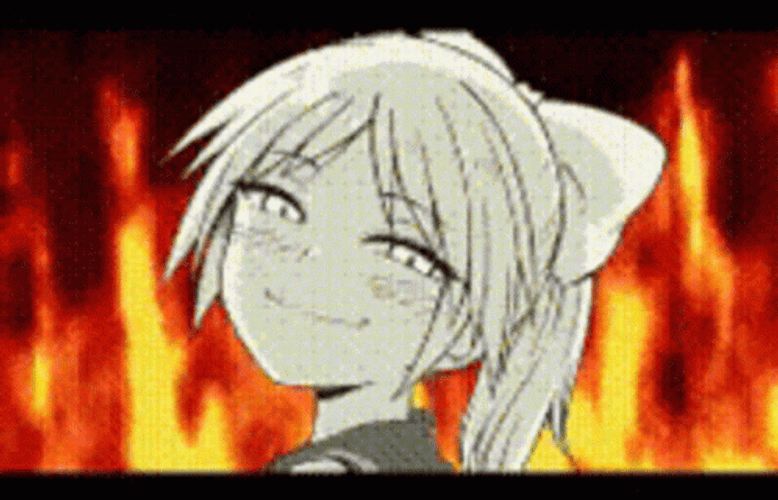 This Girl Is On Fire Inocent Smile GIF
