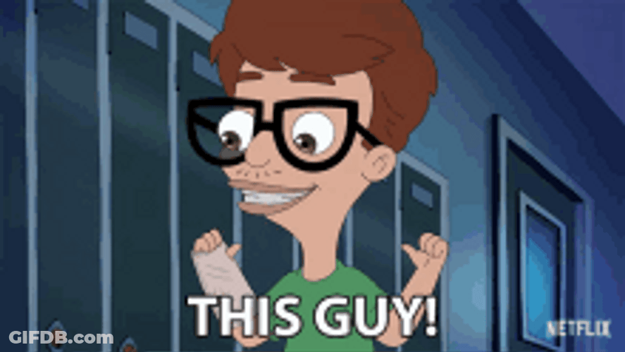 This Guy Is Andrew Glouberman GIF