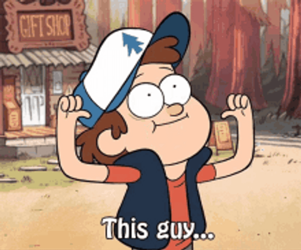 This Guy Is Dipper Pines GIF