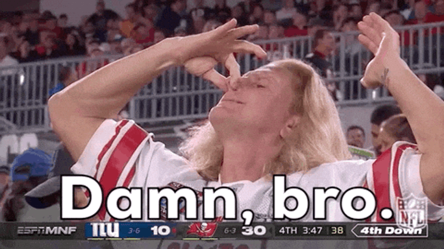This Guy Stinks From Sports Fan GIF