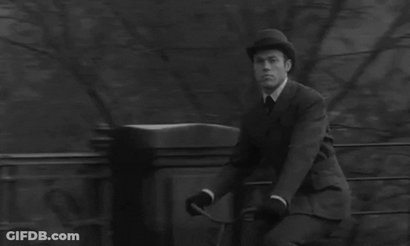 This Guy Stinks Says Old Guy On Bicycle GIF