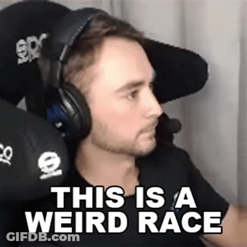 This Is A Weird Race GIF