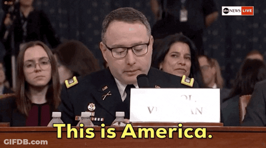 This Is America Alexander Vindman GIF