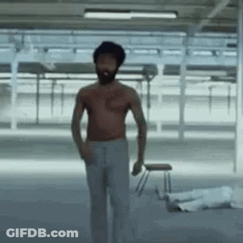 This Is America By Donald Walking And Dancing GIF
