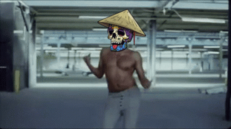 This Is America Dancing Filter Face GIF