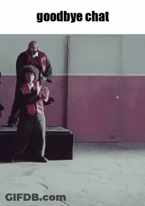 This Is America Donald Glover Goodbye Chat GIF