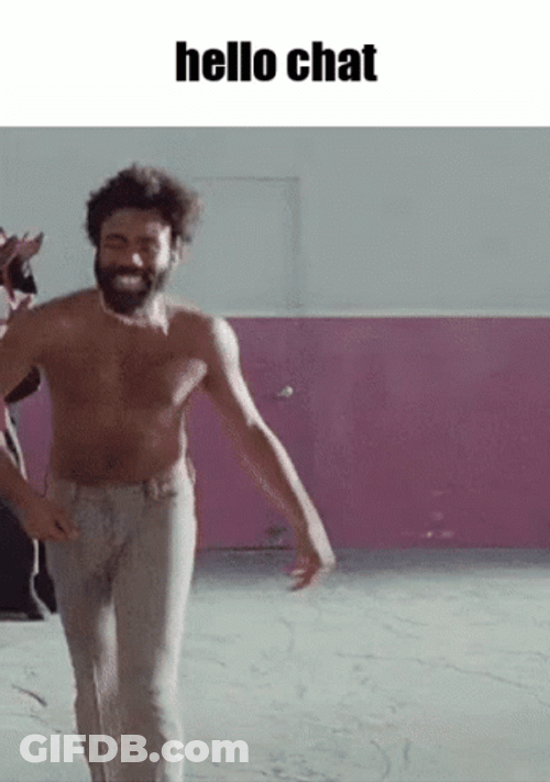 This Is America Donald Glover Hello Chat GIF