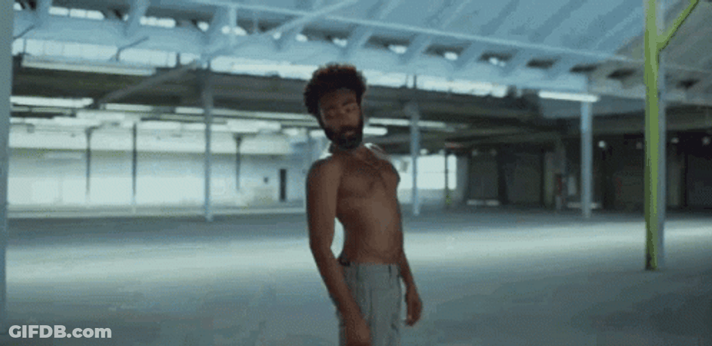 This Is America Donald Glover Sexy Dancing Winked GIF