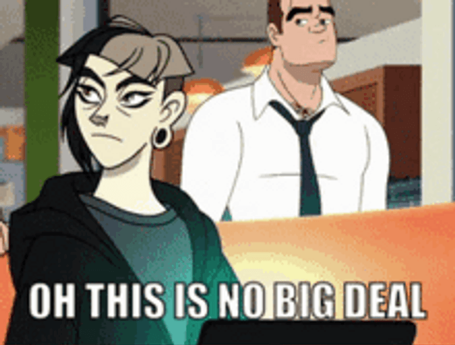 This Is Fine No Big Deal GIF