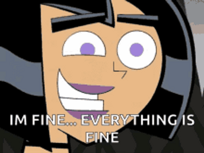 This Is Fine Sam Manson GIF
