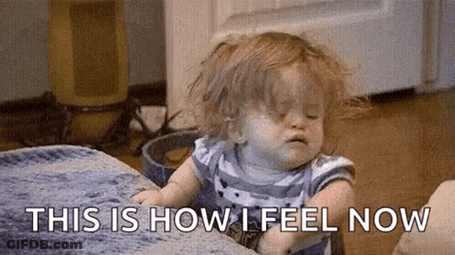 This Is How I Feel When It's Tired Monday GIF