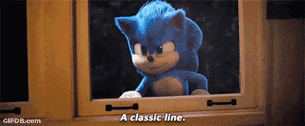 This Is How Sonic Lives On Earth Classic GIF