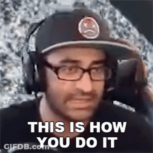 This Is How We Do It Man Playing GIF