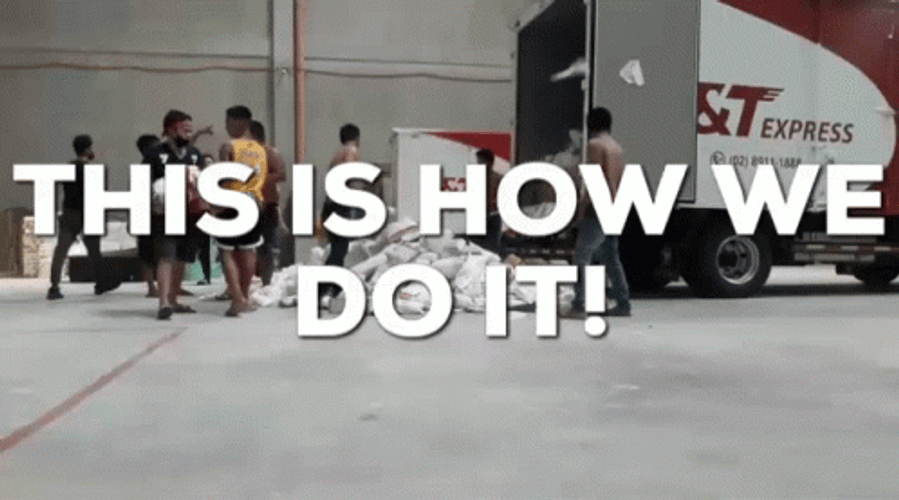 This Is How We Do It On Delivery GIF