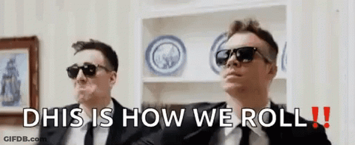 This Is How We Secret Service Roll GIF