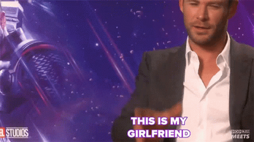 This Is My Girlfriend Chris Hemsworth Thor GIF
