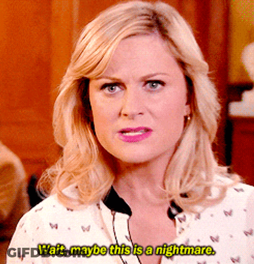 This Is My Nightmare Amy Poehler GIF
