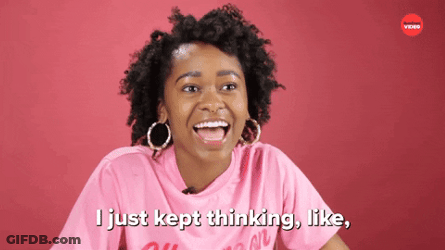 This Is My Nightmare Girl In Pink Shirt GIF