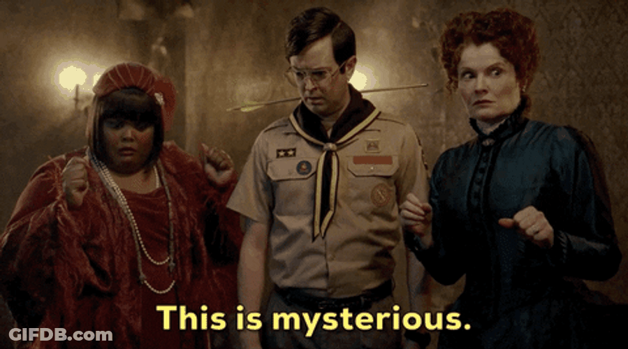 This Is Mysterious And Suspicious GIF