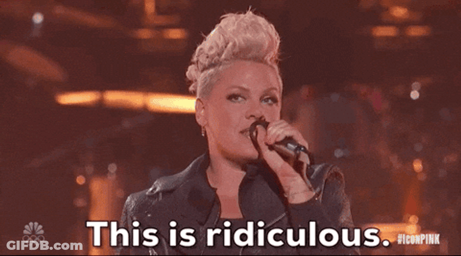This Is Ridiculous Pink GIF