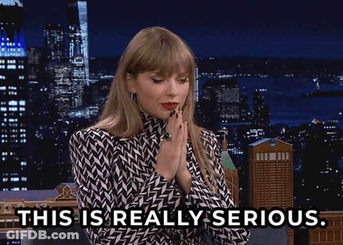 This Is Serious Taylor Swift Birthday GIF