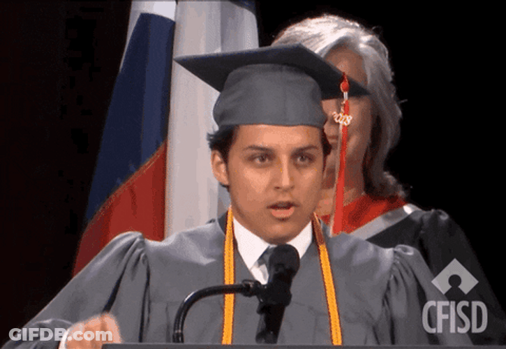 This Is Sparta Screaming Graduating Student GIF
