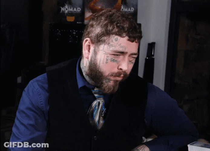 This Is Spicy Interesting Post Malone GIF